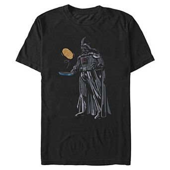 Men's Star Wars Darth Vader Flipping Pancakes Graphic Tee