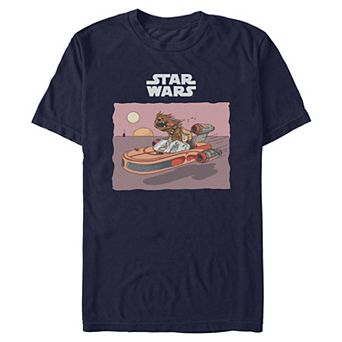 Men's Star Wars Chewbacca & Han Solo Graphic Tee