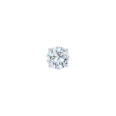 Always Mine 10k Gold 3/4 Carat T.W. GSI Certified Diamond Solitaire Stud Earrings