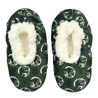 Boys 4-20 Jurassic Park Fuzzy Babba Slipper Socks