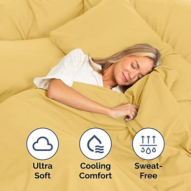 4 Piece Microfiber Sheet Set