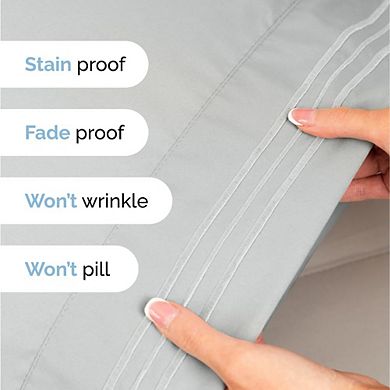 4 Piece Microfiber Sheet Set
