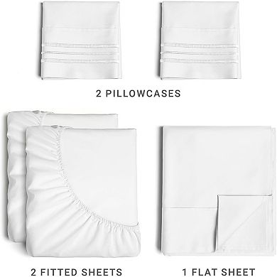 4 Piece Microfiber Sheet Set