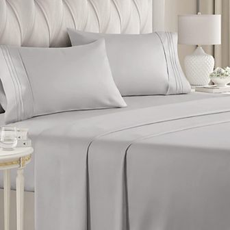 4 pc Microfiber Sheet Set