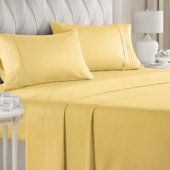 4 pc Microfiber Sheet Set