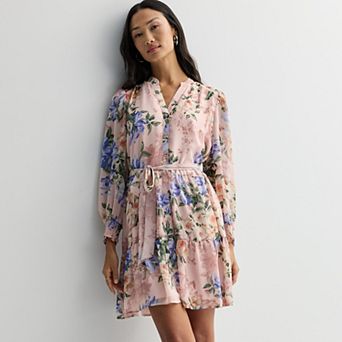 Women's Robbie Bee Floral Tiered Dress