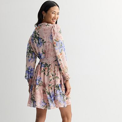 Women's Robbie Bee Floral Tiered Dress