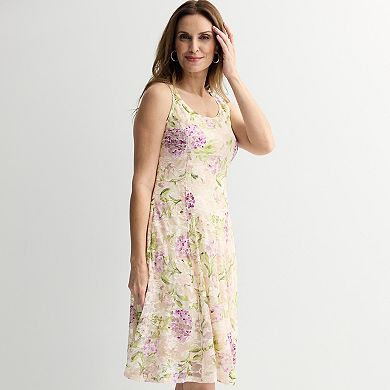 Women's Robbie Bee Crochet Jacket Dress