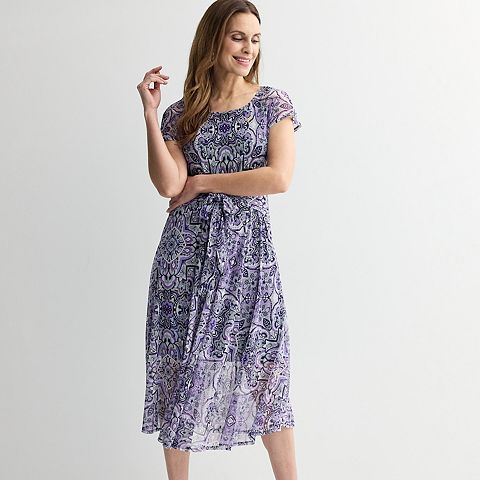 Женские платья Robbie Women's Robbie Bee Tie Front Mesh Dress