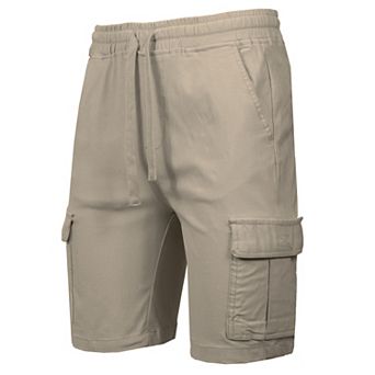 Men's Galaxy by Harvic Slim Fit Super Flex Stretch Cargo Shorts