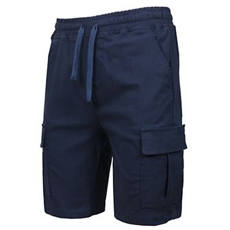Men's Galaxy by Harvic Slim Fit Super Flex Stretch Cargo Shorts