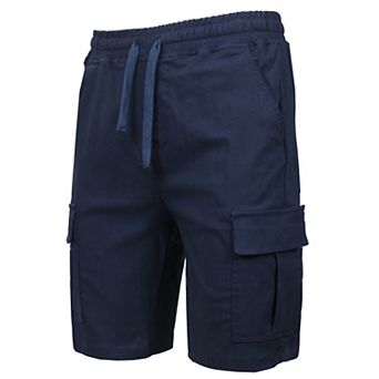 Men's Galaxy by Harvic Slim Fit Super Flex Stretch Cargo Shorts