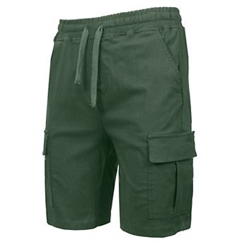 Men's Galaxy by Harvic Slim Fit Super Flex Stretch Cargo Shorts