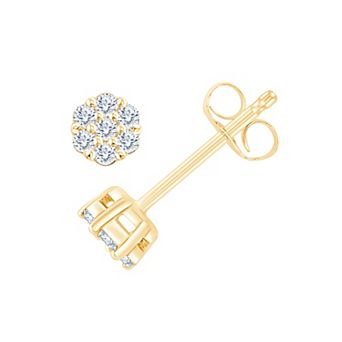Always Mine 1/5 Carat T.W. Diamond Flower Stud Earrings