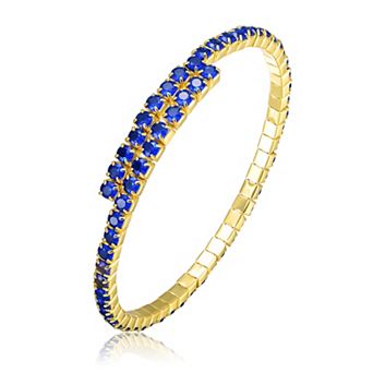 14k Gold-Plated Cubic Zirconia Tennis Bracelet