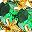 Gold Tone Green