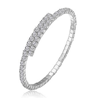 14k Gold-Plated Cubic Zirconia Tennis Bracelet