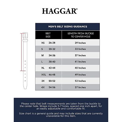 Men's Haggar® Two-In-One Reversible Comfort Stretch Dress Belt