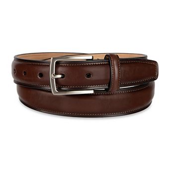 Men's Haggar® Heat Crease & Contrast Stitch Casual Leather Belt