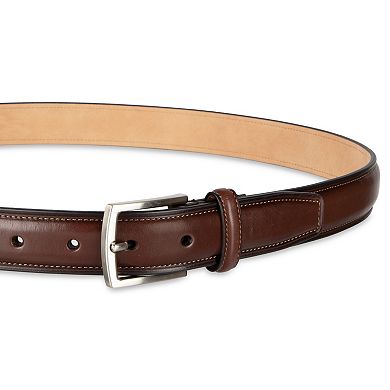 Men's Haggar® Heat Crease & Contrast Stitch Casual Leather Belt