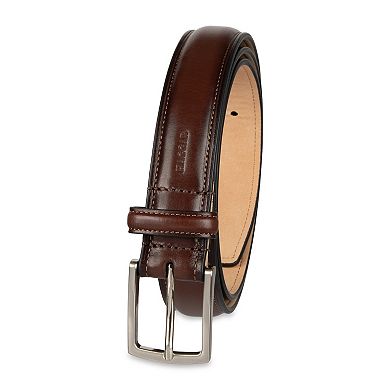 Men's Haggar® Heat Crease & Contrast Stitch Casual Leather Belt