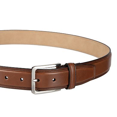 Men's Haggar® Drop Edge Casual Leather Belt