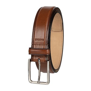 Men's Haggar® Drop Edge Casual Leather Belt