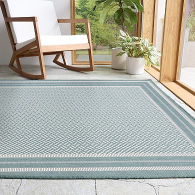 Sonoma Goods For Life® Basket Weave Indoor / Outdoor Area or Throw Rug