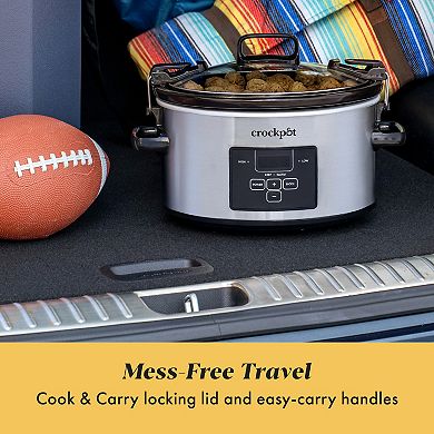 Crock-Pot® 4-Quart Programmable Cook & Carry Slow Cooker