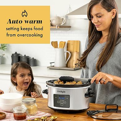 Crock-Pot® 4-Quart Programmable Cook & Carry Slow Cooker