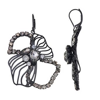 Simply Vera Vera Wang Simulated Stone Lattice Flower Drop Earrings