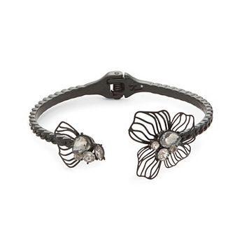 Simply Vera Vera Wang Simulated Stone Lattice Flower Cuff