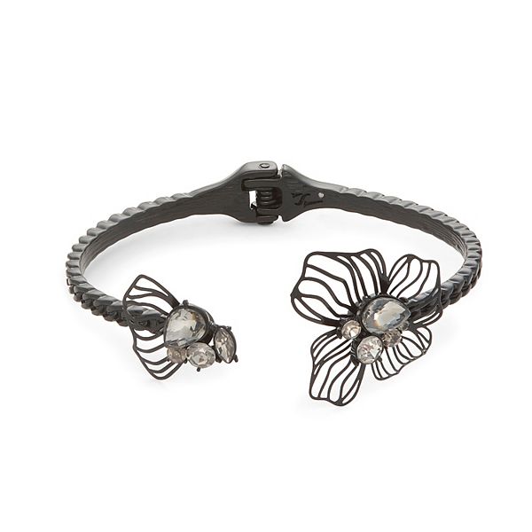 loveflower様 Simply Vera Vera Wang Simulated Stone Lattice Flower Cuff