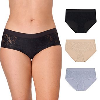 Women's Bali® 3 pk Underwear Hipster Pack - DFCLP3