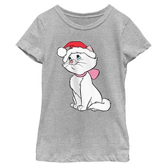 Girls 7-16 Disney’s The Aristocats Marie Christmas Graphic Tee