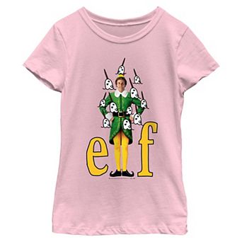 Girls' Elf Buddy & Narwhals Graphic Tee