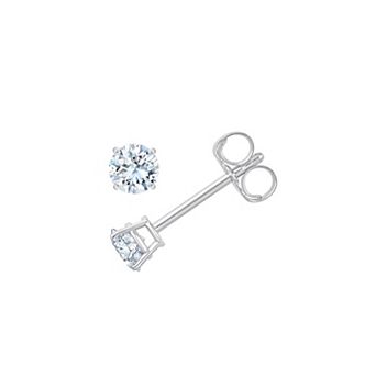 Always Mine 10k Gold 1/4 Carat T.W. Lab-Created Diamond Solitaire Stud Earrings