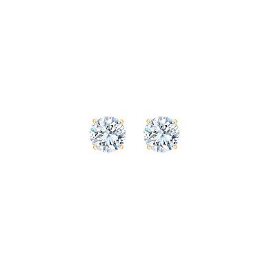 Always Mine 10k Gold 1/4 Carat T.W. Lab-Created Diamond Stud Earrings