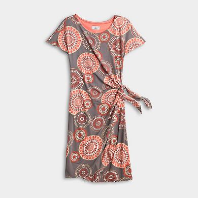 Women's Robbie Bee Medallion Print Sarong Dress