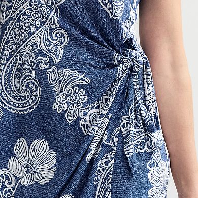 Women's Robbie Bee Sleeveless Sarong Dress