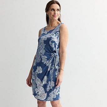 Petite Robbie Bee Sleeveless Sarong Dress