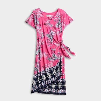 Petite Robbie Bee Printed Sarong Dress