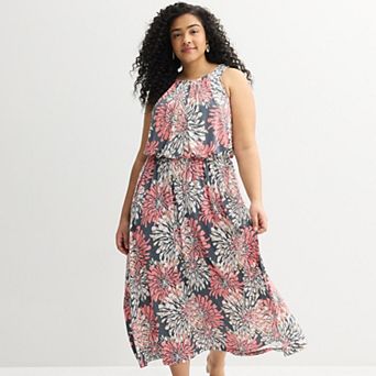 Plus Size Robbie Bee Halter Dress