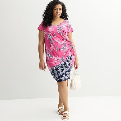 Plus Size Robbie Bee Sarong Dress