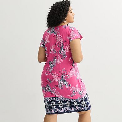 Plus Size Robbie Bee Sarong Dress