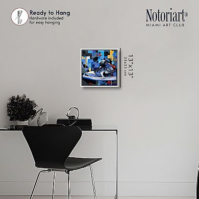 Notoriart Primary Sneakers Canvas Print Wall Art