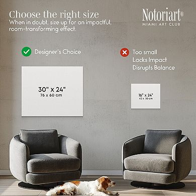 Notoriart Primary Sneakers Canvas Print Wall Art