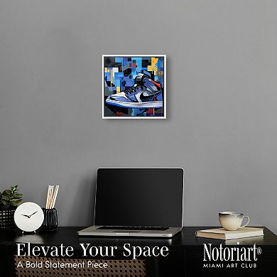 Notoriart Primary Sneakers Canvas Print Wall Art