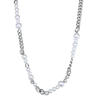 Simply Vera Vera Wang Simulated Pearl Collar Necklace