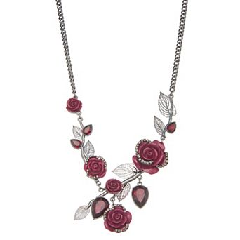 Simply Vera Vera Wang 17-inch Flower Frontal Necklace